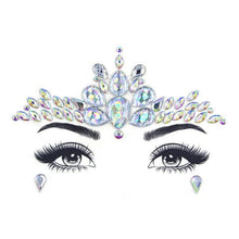 Load image into Gallery viewer, 23 Sets Glitter Face Jewels Sticker Temporary Party Face Makeup Tattoo Face Gems Glitter Face Jewels Crystal Stickers For Womens

