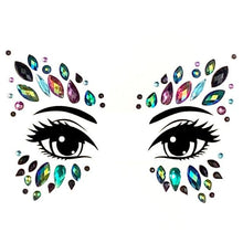 Load image into Gallery viewer, 23 Sets Glitter Face Jewels Sticker Temporary Party Face Makeup Tattoo Face Gems Glitter Face Jewels Crystal Stickers For Womens
