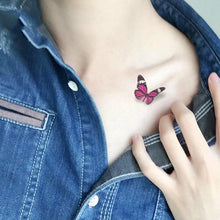 Load image into Gallery viewer, Temporary 3D Rose Flower Tattoos Sticker Body Art Tattoo Sticker Waterproof Luxury Tattoo Rose Lotus Flower Fashion Sticker For Womens
