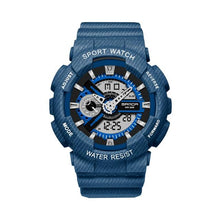 Load image into Gallery viewer, Couple Watch Fashion Strap Practical Waterproof Multifunctional Digital Wristwatch Dual Display Men's Digital Watch Military Watch Daily Sports Large Dial Men's Wrist Watch
