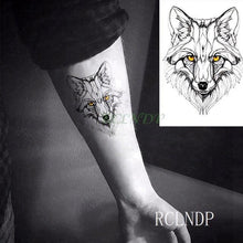 Load image into Gallery viewer, Elegant Black Waterproof Temporary Tattoo Stickers Moon Hill Modern Body Art Stickers Hand Foot High Quality For Womens
