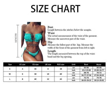 Load image into Gallery viewer, Women Luxury Leopard High Waist Bikini  Swimsuit Women's Push Up Bra Tie Side Cutout Bikini Set High Cut Padded Solid Bating Suit Swimwear Female Bikini Set Bathing Suit
