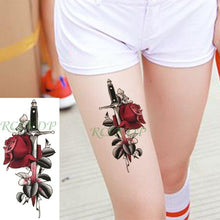 Load image into Gallery viewer, Elegant Waterproof Temporary Butterfly Sticker Tattoo Fake  Halloween Party Tattoo For Woman Girls
