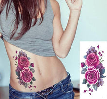 Load image into Gallery viewer, Elegant Waterproof Temporary Butterfly Sticker Tattoo Fake  Halloween Party Tattoo For Woman Girls
