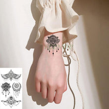 Load image into Gallery viewer, Elegant Waterproof Temporary Butterfly Sticker Tattoo Fake  Halloween Party Tattoo For Woman Girls
