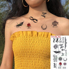 Load image into Gallery viewer, Elegant Waterproof Temporary Butterfly Sticker Tattoo Fake  Halloween Party Tattoo For Woman Girls
