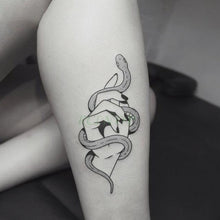 Load image into Gallery viewer, Elegant Waterproof Tattoo Sticker Sun Moon Fake Tatto Fashion Moon Temporary Fun Sun Wave Magic Tatoos For Womens Mens
