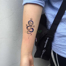 Load image into Gallery viewer, Elegant Waterproof Tattoo Sticker Sun Moon Fake Tatto Fashion Moon Temporary Fun Sun Wave Magic Tatoos For Womens Mens
