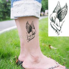 Load image into Gallery viewer, Elegant Waterproof Temporary Tattoo Sticker Cat Fox Flash Tatoo Neck Hand Modern Tattoo Stickers Butterflies Cats For Womens
