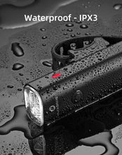 Load image into Gallery viewer, Bike Light Rainproof USB Rechargeable LED 2000mAh MTB Front Lamp Headlight Aluminum Ultralight Flashlight Super Bright Bicycle Front Headlight 5 Light Modes And Large Capacity Battery
