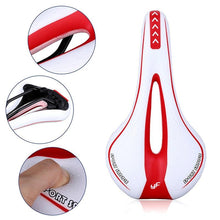 Load image into Gallery viewer, 1 PCS Comfort Gel Bicycle Seat Soft Road Mountain Bike Saddle Comfortable Bicycle Seat Gel Waterproof Bike Saddle With Central Relief Zone And Ergonomics Design For Mountain Bikes Road Bikes

