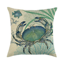 Load image into Gallery viewer, Pillowcase Sofa Cushion Cover Decoration Linen Pillow Case Higher Quality Marine Sea Life Pillow Covers Cases Super Soft Square Cushion Decorative Pillow Pattern Sofa Pillow Cover Couch Pillow 45x45CM
