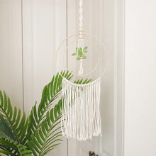 Load image into Gallery viewer, Handmade Wall Art Home Wall Decor Woven Hanging Tapestry Tassel Wind Chimes Wall Hanging Ornaments  Hand Macrame Wall  For Wall Wedding Living Room Gallery Patio Apartment Yard Decor
