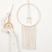 Load image into Gallery viewer, Handmade Wall Art Home Wall Decor Woven Hanging Tapestry Tassel Wind Chimes Wall Hanging Ornaments  Hand Macrame Wall  For Wall Wedding Living Room Gallery Patio Apartment Yard Decor
