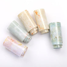 Load image into Gallery viewer, Nail Foils Marble Flower Series Iridescent Nail Art Transfer Sticker Paper Slider Nail Water Decal Design Manicures Decorations  Art Manicures Decoration New Gold Nail Transfer Foils for Nail Arts Nails Supply Holographic Effect Nail Art Foil Stickers Hol
