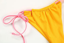 Load image into Gallery viewer, Bikini Swimsuit Solid Color Bikini Set  Swimwear Bathing Suit Women Bikinis String Beach Women Two Piece Bikini Swimsuit Bathing Suits Halter Triangle Tops String Bikini Sets
