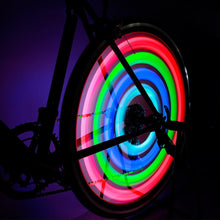 Load image into Gallery viewer, Waterproof Bicycle Spoke Light 3 Lighting Mode LED Bike Wheel Warning Light Colorful LED Bike Wheel Light Waterproof Easy Install Bicycles Wheel Spoke LED Lights With 3 Modes For Bicycle Present For Kids Teens Boys Girls Men Women
