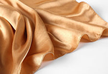 Load image into Gallery viewer, Luxury Long Soft Square Silk Scarves Lightweight Elegant Satin Silk Soft Head Wrap Escharpe Hijab Scarf Muslim Female Silky Shawls Wrap Hair Head Scarves Bandanna For  Women 90*90cm
