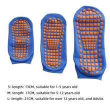 Load image into Gallery viewer, Unisex Anti-Slip Sock Trampoline Sock Cotton Breathable Short Socks Elasticity Yoga Pilates Hospital Socks Cushioned Sole Grip Socks for Kids And Adults
