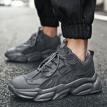 Load image into Gallery viewer, Fashion Mens Sneakers White Trend Casual Comfortable Black Mens Chunky Sneaker Design Summer White Outdoor Running Tennis Sneakers Sport Fashion Comfortable Casual Mens Sneakers
