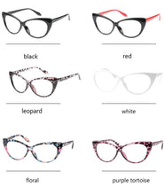 Load image into Gallery viewer, Cat Eye Reading Glasses  For Women Lightweight Presbyopic Reading Glasses Fashion Cute Reader For Women Computer Readers Anti Glare UV Ray Eyeglasses   +0.5 0.75 1.0 1.25 1.5 1.75 2.0 2.5 3.0 3.5 4.0
