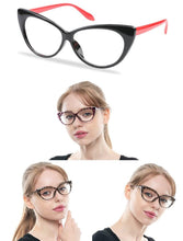 Load image into Gallery viewer, Cat Eye Reading Glasses  For Women Lightweight Presbyopic Reading Glasses Fashion Cute Reader For Women Computer Readers Anti Glare UV Ray Eyeglasses   +0.5 0.75 1.0 1.25 1.5 1.75 2.0 2.5 3.0 3.5 4.0
