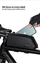 Load image into Gallery viewer, Waterproof Top Tube Bicycle Bag Hard Shell Bike Bag Stable Cycling Frame Bag Bike Accessories For Road Bike Bag Bike Top Tube Bag Bike Frame Bag Waterproof Stable Bicycle Frame Bag Bicycle Bag Professional Cycling Accessories
