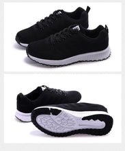 Load image into Gallery viewer, Elegant Sport Womens Sneakers Flats Casual Tennis Shoes Summer Lace-Up Mesh Light Breathable Casual Comfort Non Slip Lightweight Breathable Mesh Athletic Sneakers
