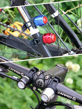 Load image into Gallery viewer, Bicycle Rear Light Bike Warning Lamp USB Charge Red White Light Color Safety Headlight Bike Tail Light Rechargeable Ultra Bright Bike Rear Light USB Rechargeable Bike LED Light
