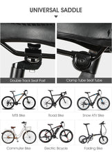 Load image into Gallery viewer, Bike Saddle Mountain Road Bike Seat PU Leather Gel Filled Cycling Cushion Comfortable Shockproof Bicycle Saddle Seat Cushion For Men Comfort Bike Saddle Anti-Slip Bicycle Saddle Waterproof Bicycle Seat For Mountain Bike Seat
