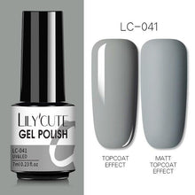Load image into Gallery viewer, 2022 New Fashion Purple Womens Nail Gel 7ml Permanent UV LED Base Matte Glossy Luxury Colorful Effect Nail Gel for Women and Girls
