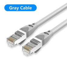 Load image into Gallery viewer, Ethernet Cable CAT6A 10Gbps RJ 45 Network Cable Lan RJ45 Patch Cord Router CAT 6 Cable Professional LAN Shielded Cable Gold Plated RJ45 Connector For Gaming Laptop
