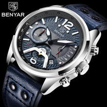 Load image into Gallery viewer, New Men Watch Top Sport Design Waterproof Men Quartz Military Wristwatch  Leather Strap Analog Men Watch
