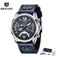 Load image into Gallery viewer, New Men Watch Top Sport Design Waterproof Men Quartz Military Wristwatch  Leather Strap Analog Men Watch
