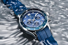 Load image into Gallery viewer, Black Multifunctional Sport Men Watches Luxury Quartz Watches Fashion Chronograph Stylish Elegant Comfortable Watch For Men
