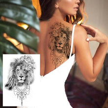Load image into Gallery viewer, Realistic Tattoos Temporary Womens Flower Sticker Tattoos Waterproof Women Body Art Fake Legs Tattoo Stickers
