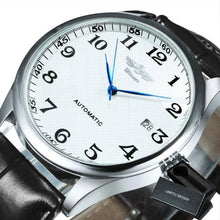 Load image into Gallery viewer, Classic Luxury Men Watch Automatic Wrist Watches Brown Leather Strap Fashionable Design Watches For Men
