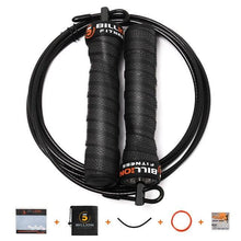 Load image into Gallery viewer, Unisex Jump Rope Speed Weighted Jump Ropes Adjustable Wire Skipping Rope Cable Ball Bearings Regular Rope With Extra Speed Cable Ball Bearings Anti-Slip Handle For Double Unders Outdoor Workout
