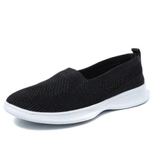 Load image into Gallery viewer, Summer Knitting Sock Women's Sneakers Slip On Shoes Lightweight Flat Women's Sports Breathable Mesh Platform Fashion Casual Slip On Easy Walking Espadrilles
