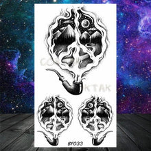 Load image into Gallery viewer, Realistic Small Planets Temporary Tattoos Arm Waterpoof Black Sticker Space Planets For Girls And Boys
