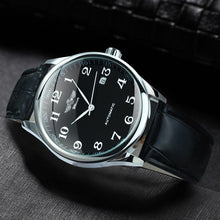 Load image into Gallery viewer, Classic Luxury Men Watch Automatic Wrist Watches Brown Leather Strap Fashionable Design Watches For Men
