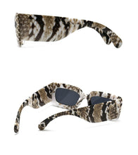 Load image into Gallery viewer, Oversized Square Sunglasses Classic Square Sunglasses For Men &amp; Women Sun Glasses In Snake Pattern For Traveling Shades Female
