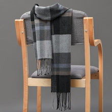Load image into Gallery viewer, Fashion Winter Casual Classic Soft Plaid Popular Couple Lightweight Tartan Muffler Warm Scarf Cashmere Scarves Shawls Wraps Lightweight Women Warm Lattice Scarves Cashmere Hijab For Women

