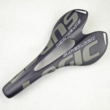 Load image into Gallery viewer, Full Carbon Fiber Bicycle Saddle Road Bike Carbon Saddle Seat Matt Bike Cushion Carbon Fiber Road Bike Saddle Cushion Lightweight Comfortable Bicycle Seat With PU Leather Cover For Road Bike And Mountain Bike

