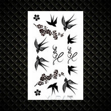 Load image into Gallery viewer, Fashion Small Sexy Black Temporary Waterproof Tattoo Cute Star Heart Tattoos Sticker Body Finger Tattoo For Kids Womens
