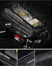 Load image into Gallery viewer, Bike Bag Frame Front Top Tube Waterproof Hard Shell Cycling Bag Touch Screen Phone Case Bicycle Accessories Bike Phone Mount Bag Cycling Waterproof Front Frame Top Tube Handlebar Bag With Touch Screen Holder Case
