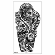 Load image into Gallery viewer, Big Tiger Lion Waterproof Temporary Sticker Tattoo Arm Legs Fake Tattoo Stickers For Adults Realistic Luxury Design For Mens Womens
