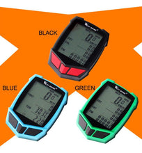 Load image into Gallery viewer, Bicycle Computer Wireless 20 Functions Speedometer Odometer Cycling Wireless Bike Computer Waterproof Bicycle Speedometer Odometer Support Smart Sensor LCD Backlight Display For Road Cycling
