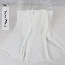 Load image into Gallery viewer, Fashion Soft Long Plain High Quality Premium Heavy Lightweight Elegant Chiffon Hijab Scarf  Scarves Hijabs Lightweight Islamic Head Wear Escharpe Shawls Long Shawls For Women
