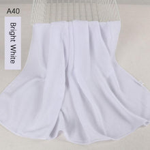 Load image into Gallery viewer, Fashion Soft Long Plain High Quality Premium Heavy Lightweight Elegant Chiffon Hijab Scarf  Scarves Hijabs Lightweight Islamic Head Wear Escharpe Shawls Long Shawls For Women
